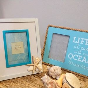 Two beachy frames.